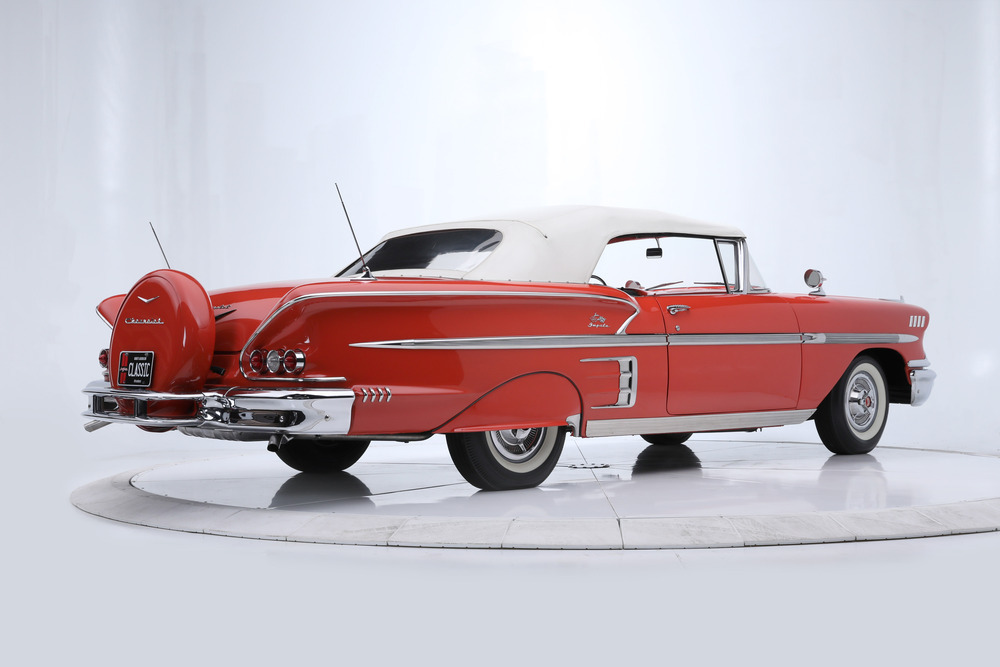 1958 CHEVROLET IMPALA CONVERTIBLE - Rear 3/4 - 238608
