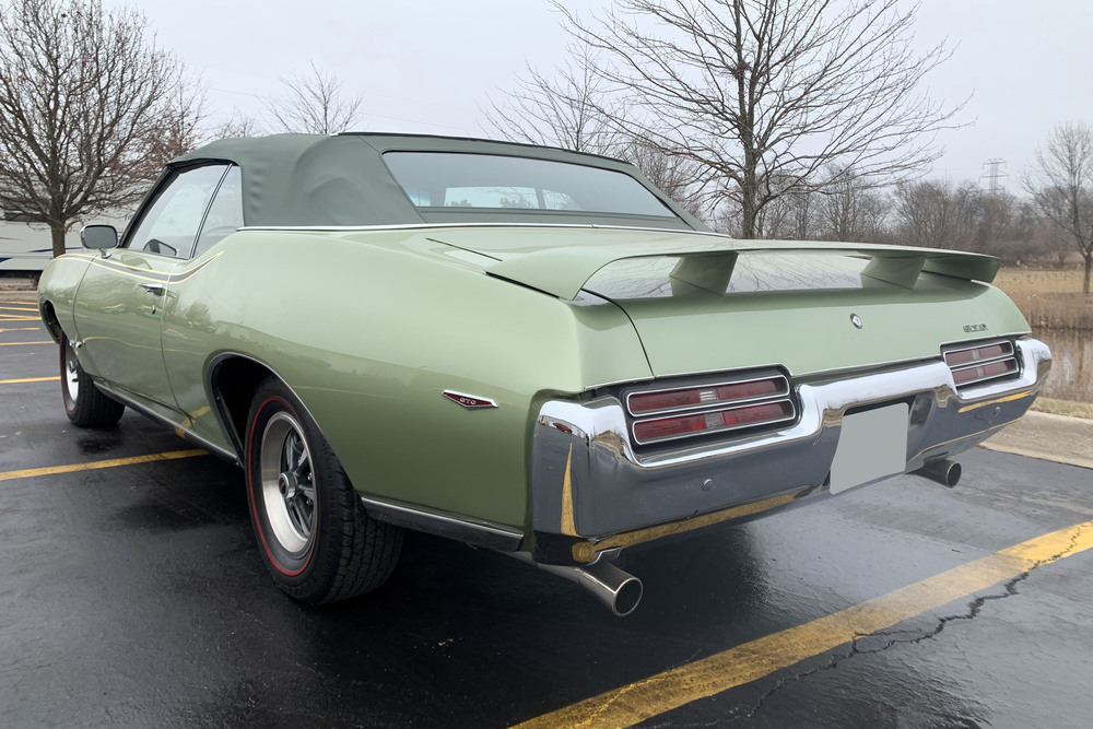 1969 PONTIAC GTO JUDGE CONVERTIBLE - Rear 3/4 - 239404