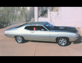 FORD TORINO Cobra 1971 blanc 1/18 d AMERICAN MUSCLE ERTL 32498 ( 36383