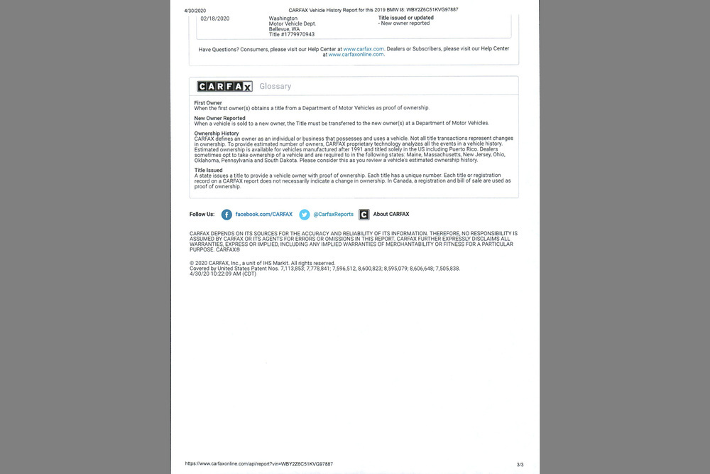 2019 BMW i8 ROADSTER - Misc 65 - 242130