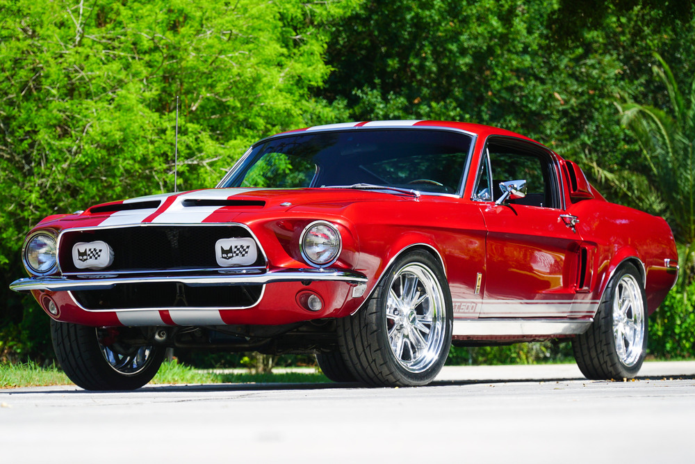 1968 FORD MUSTANG CUSTOM FASTBACK - Front 3/4 - 242304