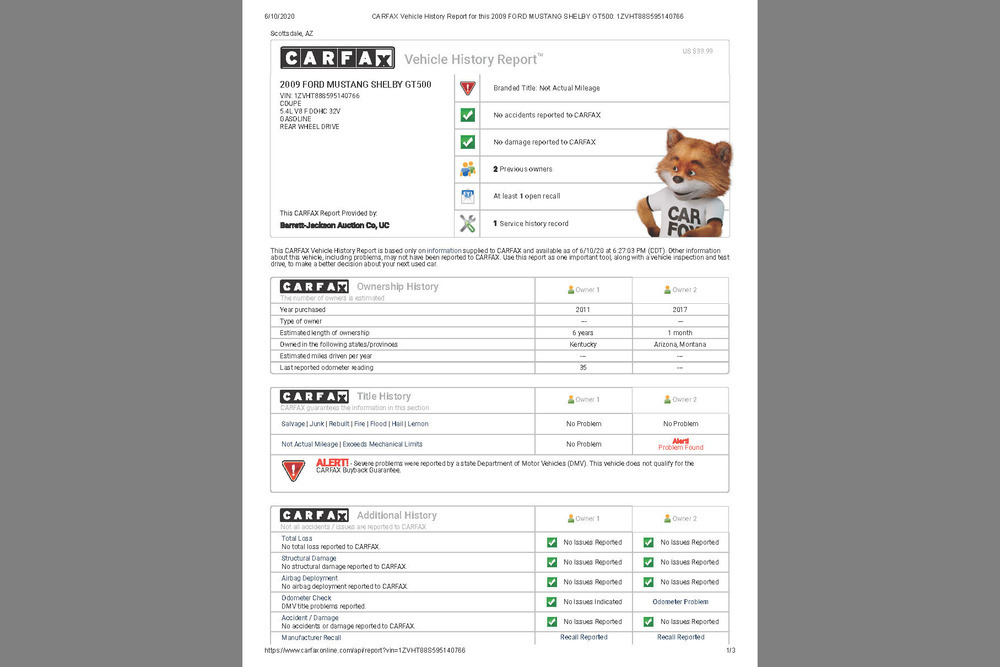 2009 FORD SHELBY GT500KR - Misc 67 - 242430
