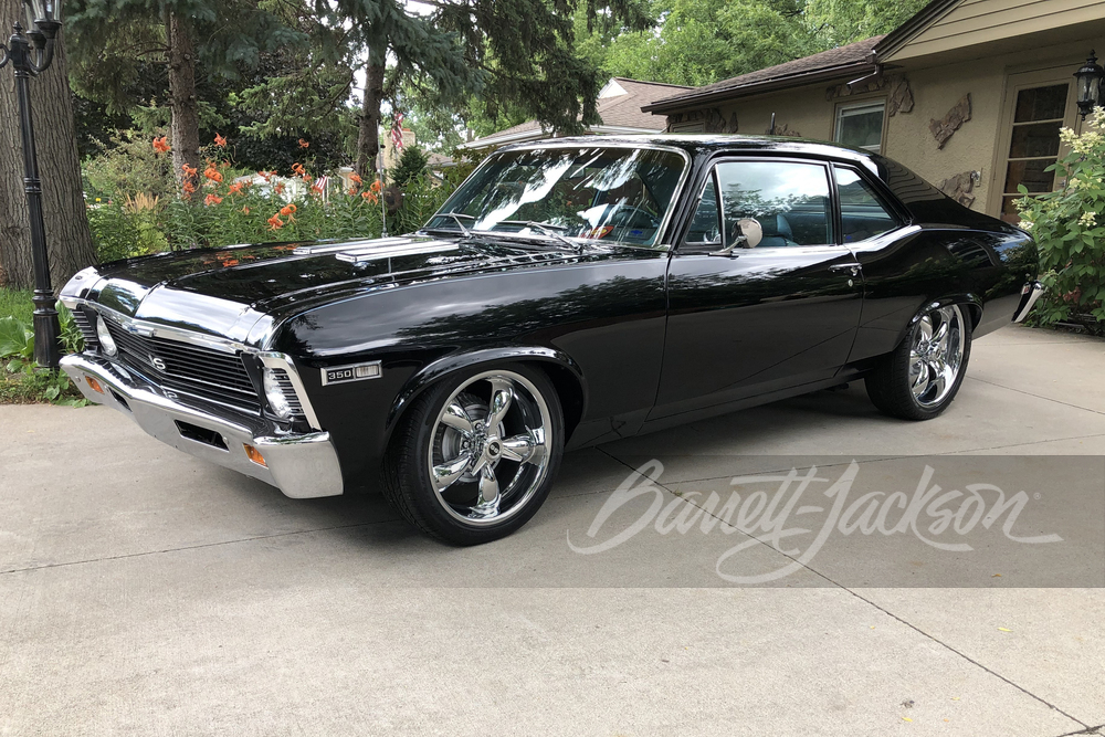 1969 CHEVROLET NOVA CUSTOM COUPE - Front 3/4 - 242856
