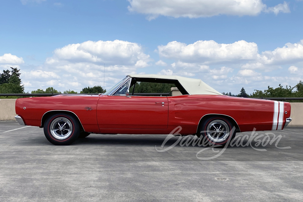 1968 DODGE CORONET R/T CONVERTIBLE - Side Profile - 242938