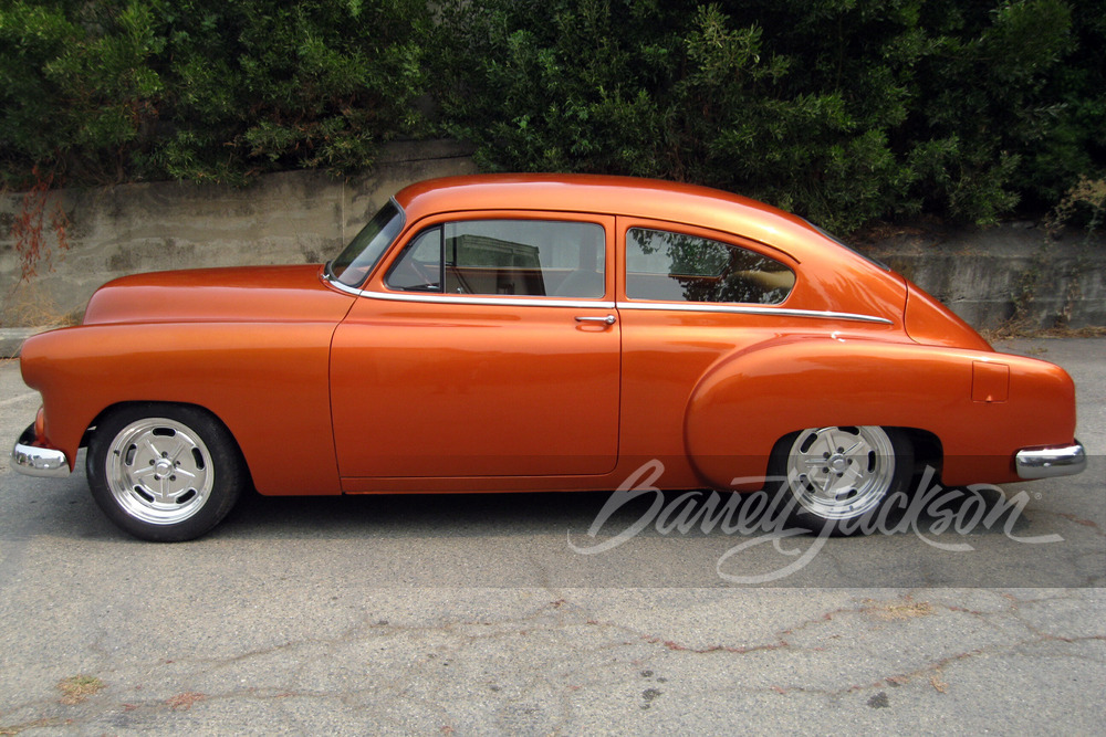 1951 CHEVROLET FLEETLINE DELUXE CUSTOM COUPE - Side Profile - 243214
