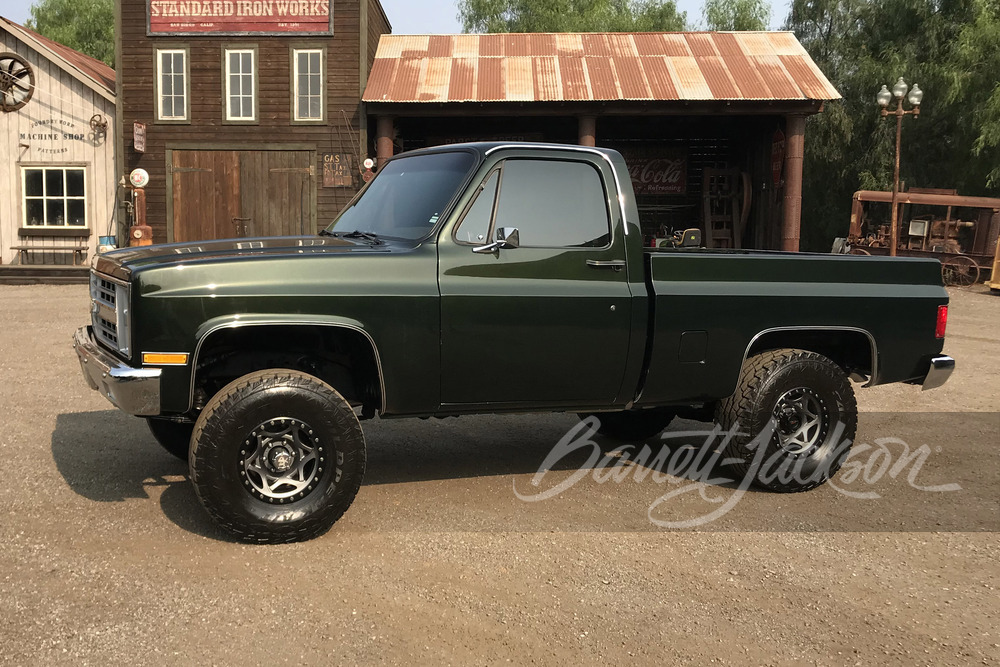 1982 CHEVROLET K10 CUSTOM PICKUP - Side Profile - 243228