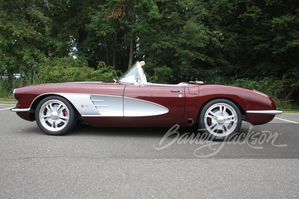 1959 CHEVROLET CORVETTE CUSTOM CONVERTIBLE - Side Profile - 243235