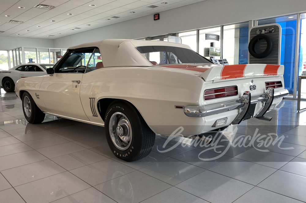 1969 CHEVROLET CAMARO INDY PACE CAR CONVERTIBLE - Rear 3/4 - 243402