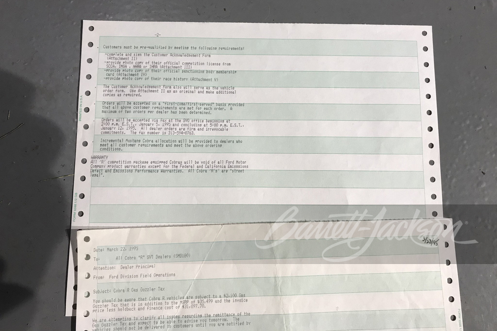 1995 FORD MUSTANG COBRA R - Misc 45 - 244107