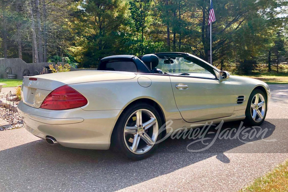 2003 MERCEDES-BENZ SL500 ROADSTER - Rear 3/4 - 244130