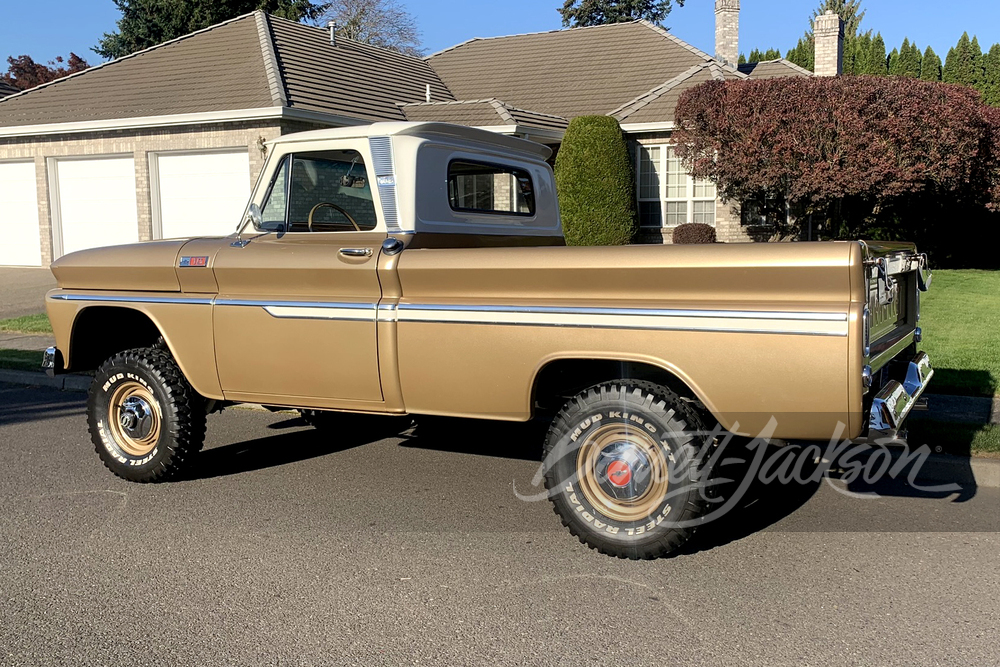 1966 CHEVROLET K10 CUSTOM PICKUP - Rear 3/4 - 244133
