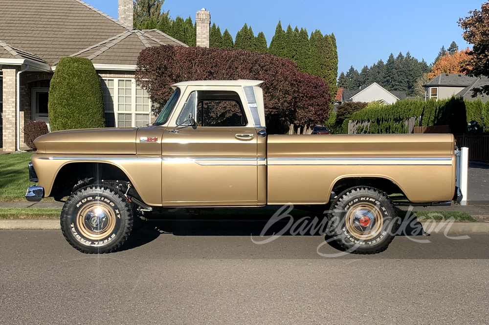 1966 CHEVROLET K10 CUSTOM PICKUP - Side Profile - 244133