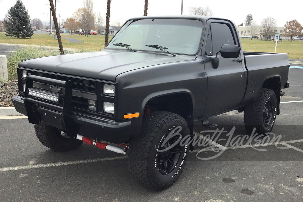 1986 CHEVROLET K10 CUSTOM PICKUP - Front 3/4 - 244414