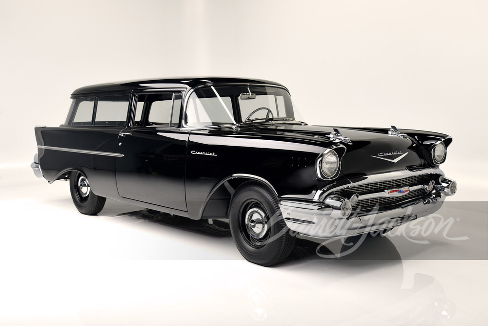 1957 CHEVROLET SEDAN DELIVERY WAGON - Front 3/4 - 244547