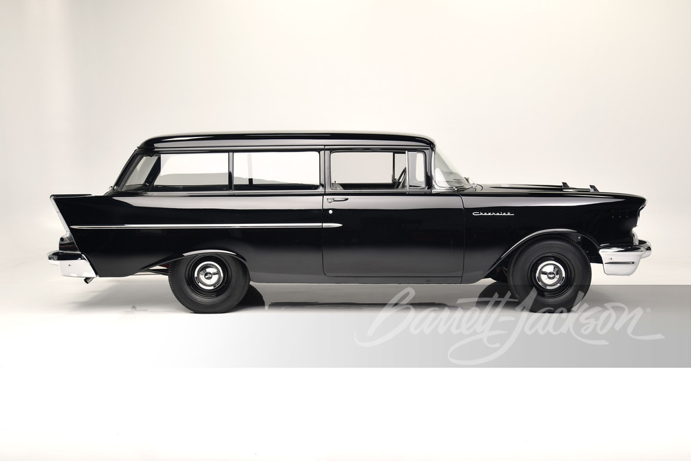 1957 CHEVROLET SEDAN DELIVERY WAGON - Side Profile - 244547