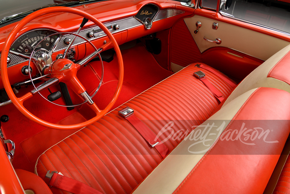 1955 CHEVROLET BEL AIR CONVERTIBLE - Interior - 244578