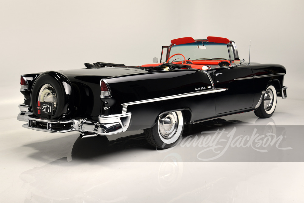 1955 CHEVROLET BEL AIR CONVERTIBLE - Rear 3/4 - 244578