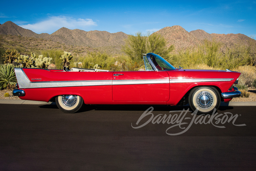 1958 PLYMOUTH BELVEDERE CONVERTIBLE - Side Profile - 244960