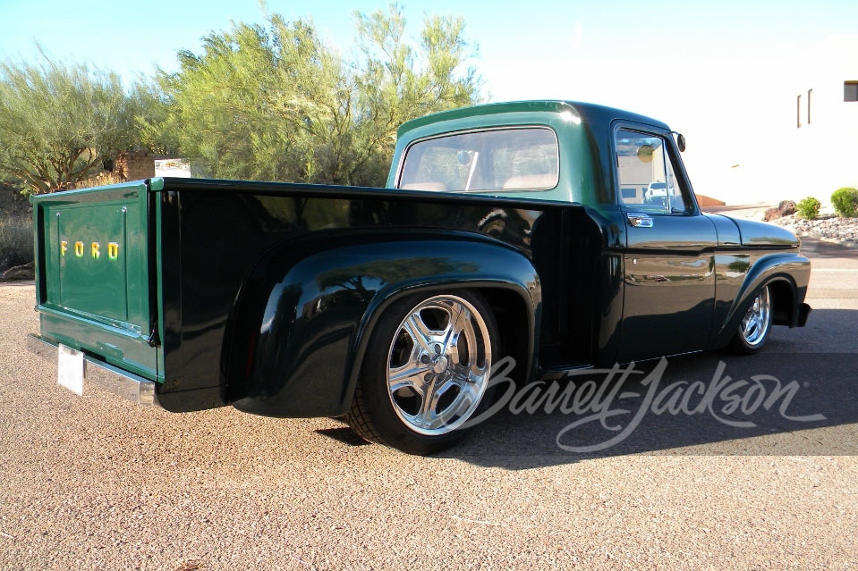 1963 FORD F-100 CUSTOM PICKUP - Rear 3/4 - 244982