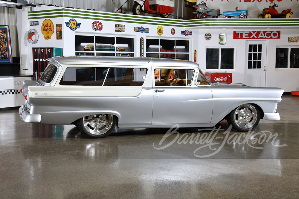 1957 FORD RANCH WAGON CUSTOM STATION WAGON - Side Profile - 245011