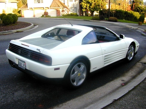 1991 FERRARI 348 TS CONVERTIBLE - Rear 3/4 - 24504