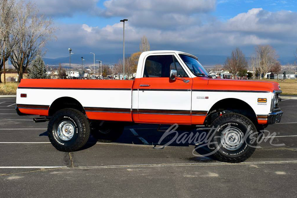 1969 CHEVROLET K10 CUSTOM PICKUP - Side Profile - 245219