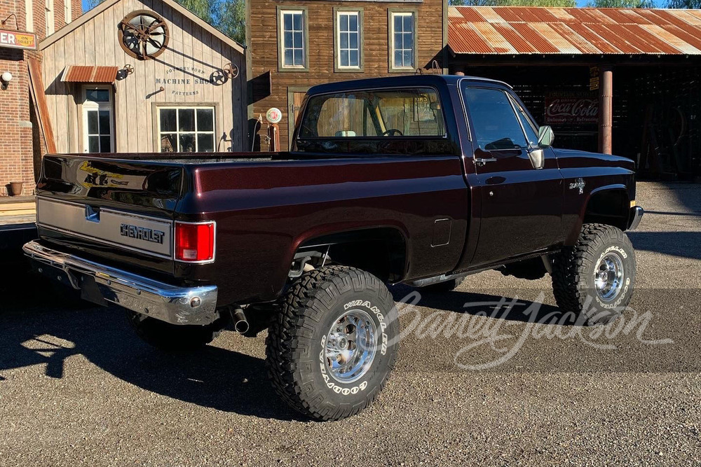 1985 CHEVROLET K10 CUSTOM PICKUP - Rear 3/4 - 245312