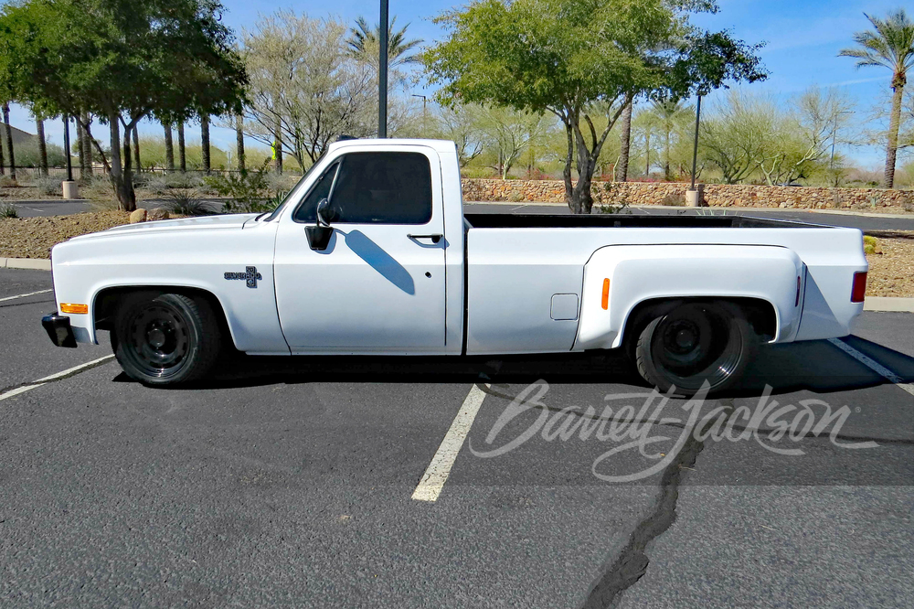 1982 CHEVROLET C20 CUSTOM PICKUP - Side Profile - 245328