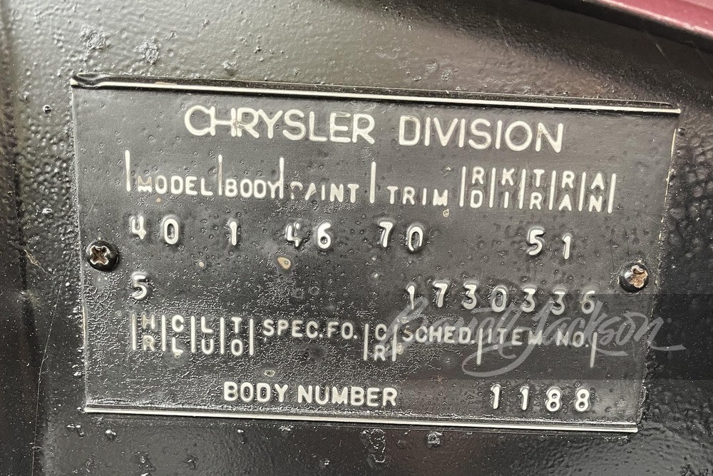 1951 CHRYSLER NEW YORKER TOWN & COUNTRY STATION WAGON - Misc 2 - 245743