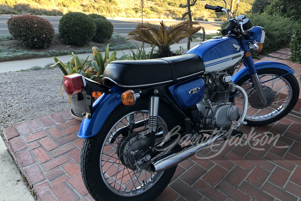 1970 HONDA CB175 MOTORCYCLE - Rear 3/4 - 246394