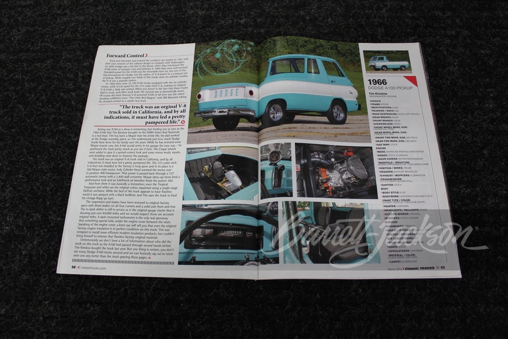 1966 DODGE A100 CUSTOM PICKUP - Misc 23 - 246608