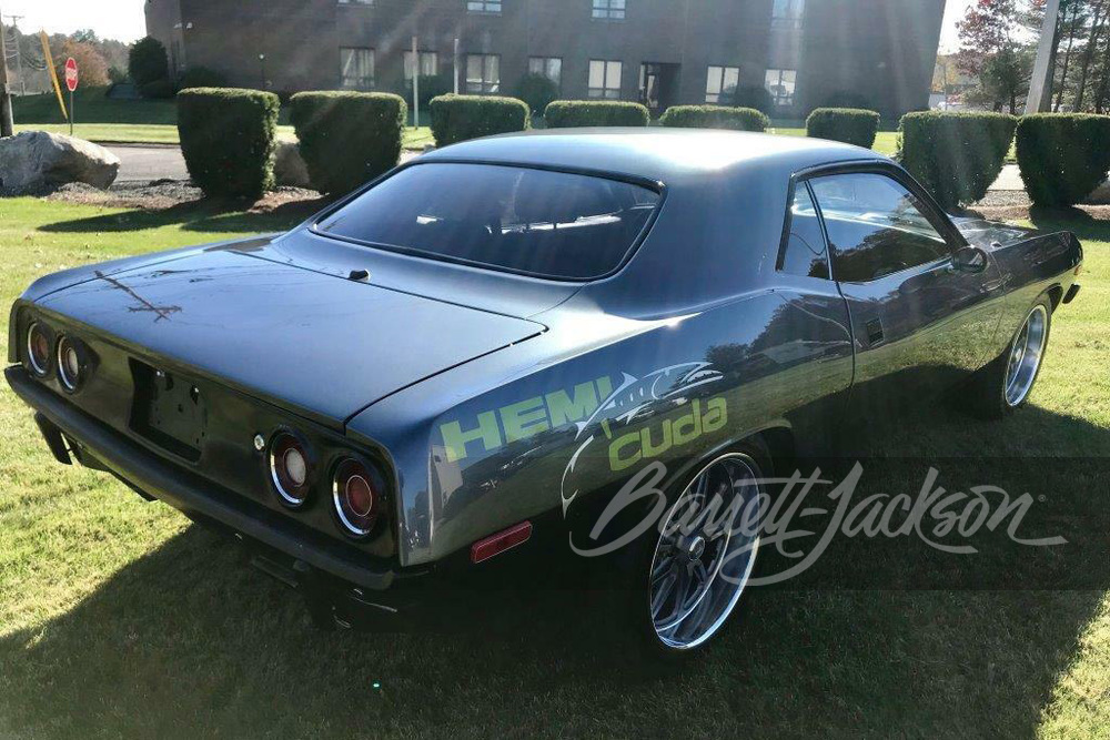 1974 PLYMOUTH BARRACUDA CUSTOM HARDTOP - Rear 3/4 - 247853