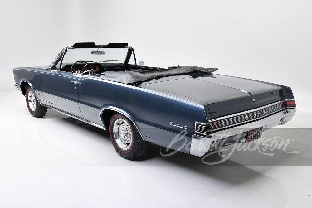1965 PONTIAC GTO CONVERTIBLE - Rear 3/4 - 247862