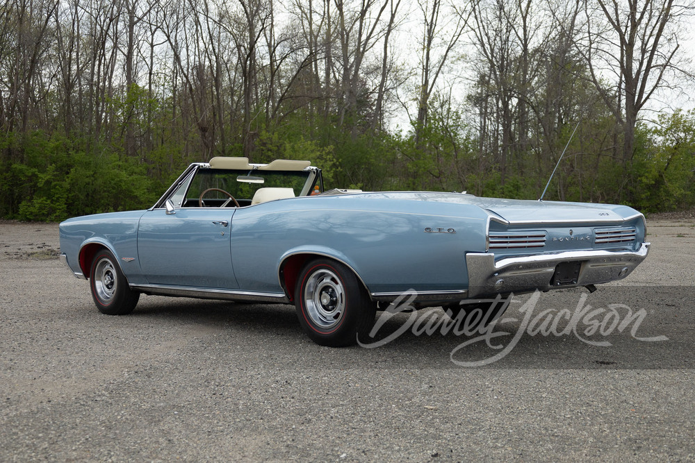 1966 PONTIAC GTO CONVERTIBLE - Rear 3/4 - 247911