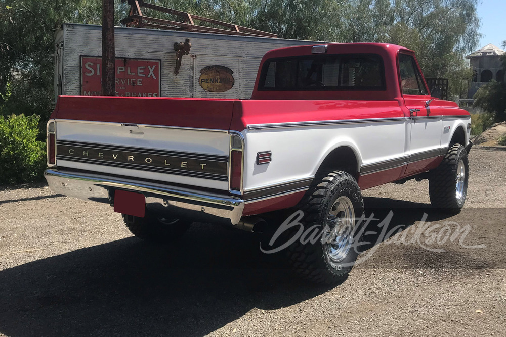 1971 CHEVROLET K20 CUSTOM PICKUP - Rear 3/4 - 247978