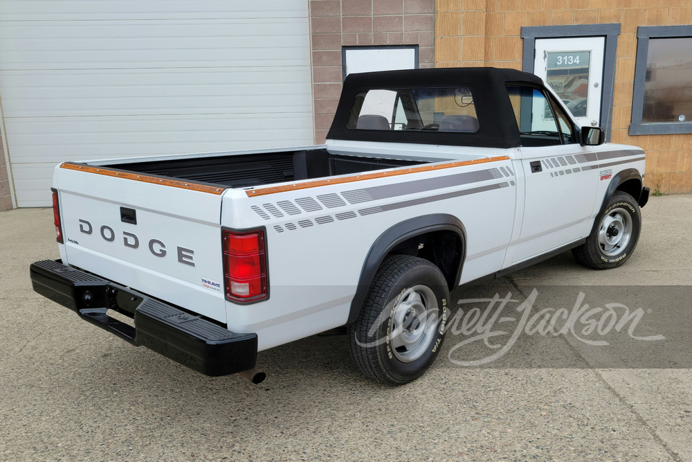 1990 DODGE DAKOTA CONVERTIBLE PICKUP - Rear 3/4 - 248134