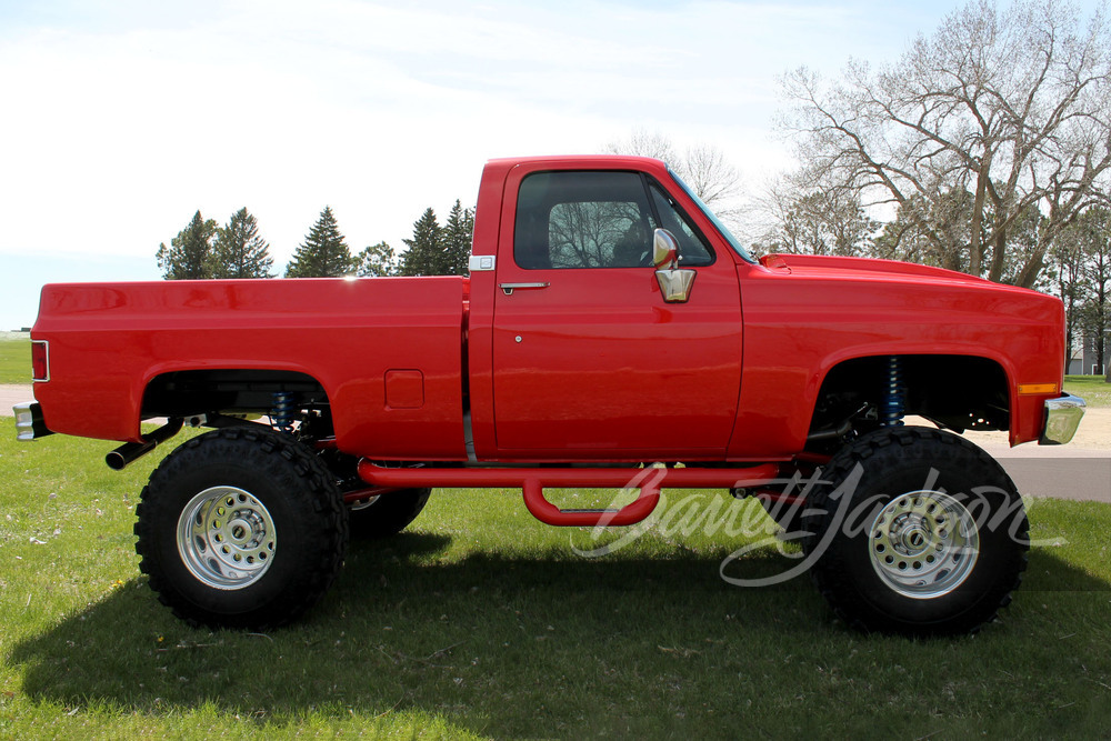 1987 CHEVROLET K10 CUSTOM PICKUP - Side Profile - 248161