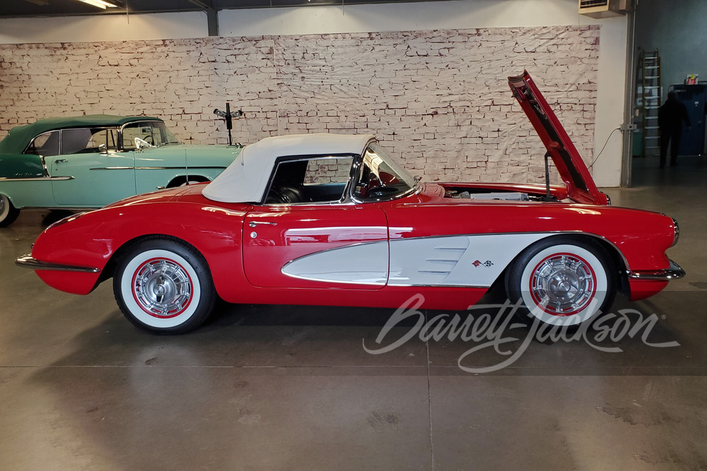 1960 CHEVROLET CORVETTE CUSTOM CONVERTIBLE - Side Profile - 248186