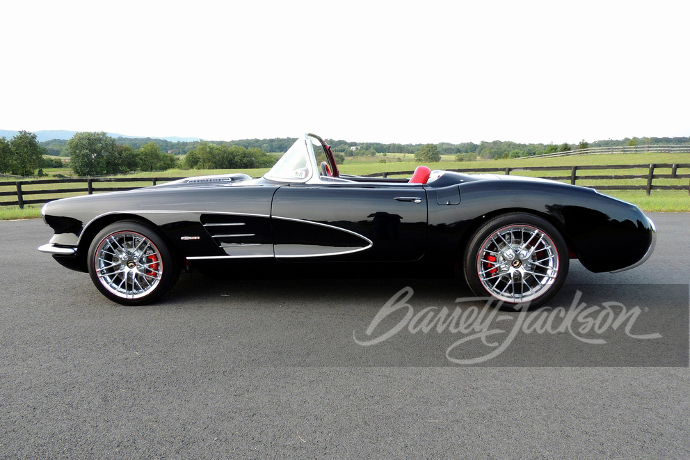 1958 CHEVROLET CORVETTE CUSTOM CONVERTIBLE - Side Profile - 248292