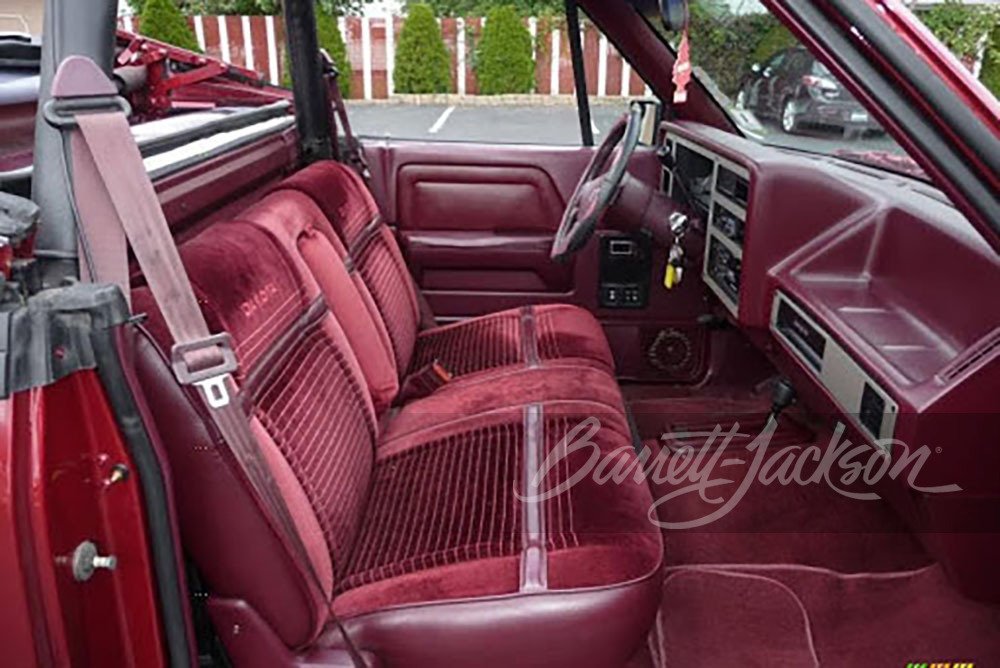 1989 dodge dakota sport convertible pickup interior 248461
