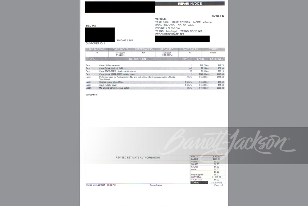 2018 TOYOTA 4RUNNER TRD CUSTOM SUV - Misc 44 - 248790