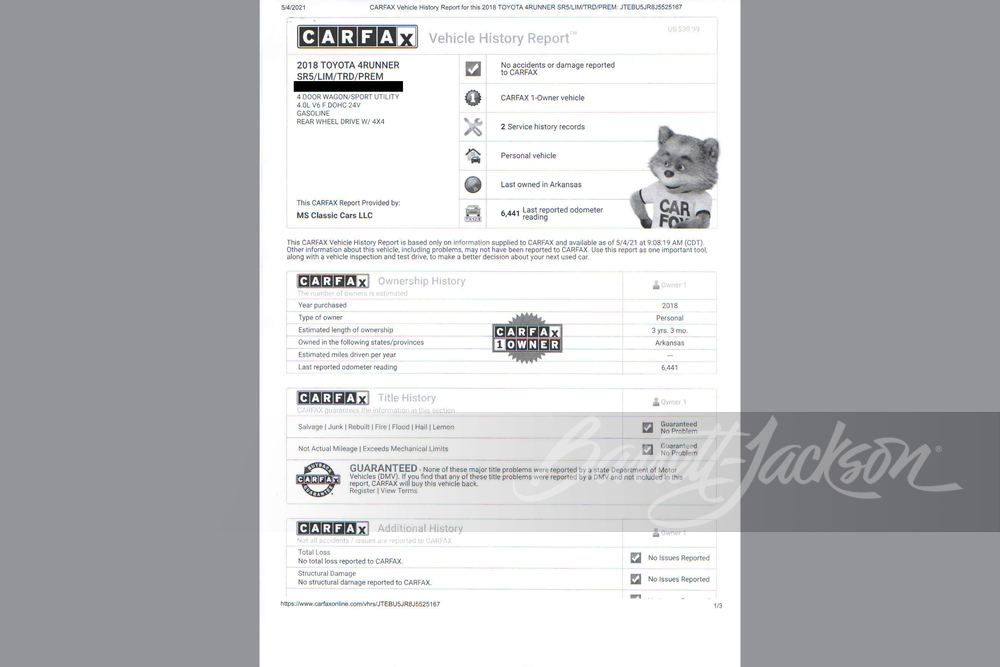 2018 TOYOTA 4RUNNER TRD CUSTOM SUV - Misc 40 - 248790