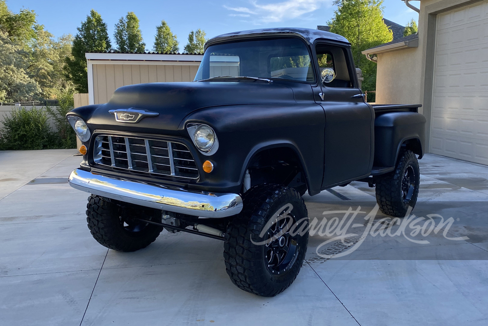 1955 CHEVROLET 3100 CUSTOM PICKUP - Front 3/4 - 248920