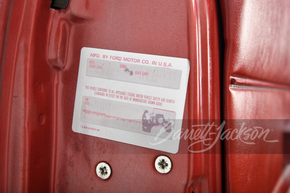 1984 FORD MUSTANG - Misc 11 - 249766
