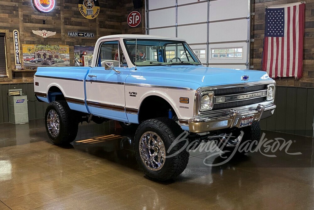 1970 CHEVROLET K10 CUSTOM PICKUP - Front 3/4 - 249776