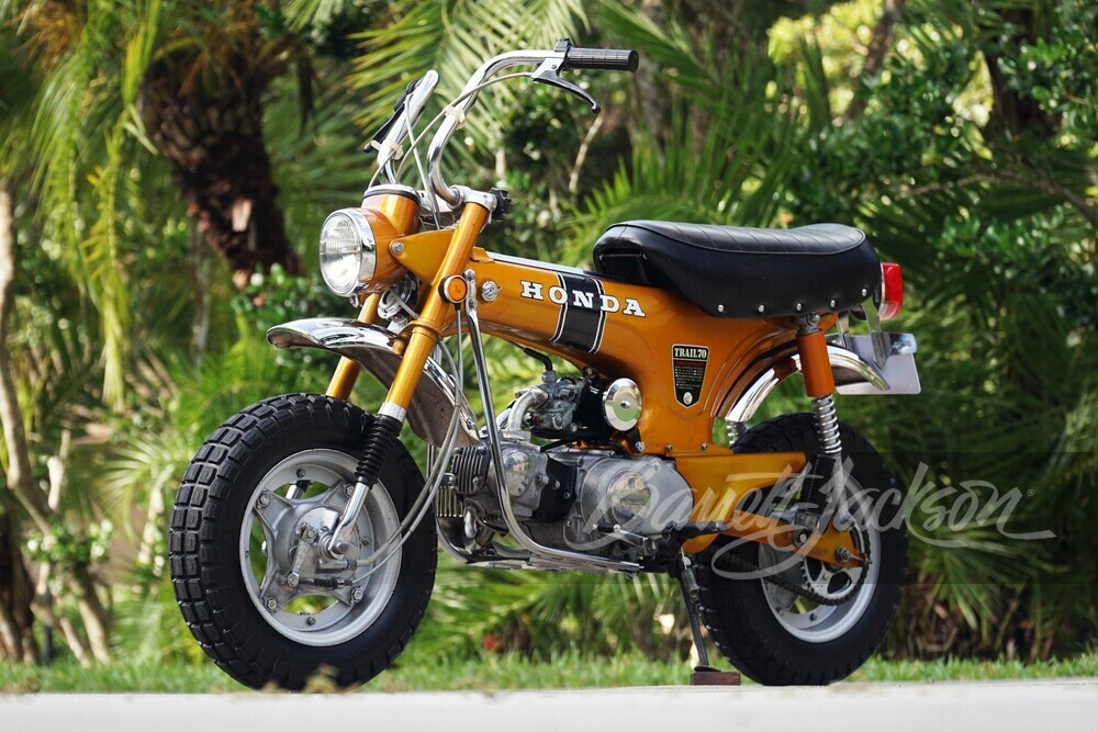 1969 HONDA CT70 "SILVER TAG" MINIBIKE - Front 3/4 - 250488