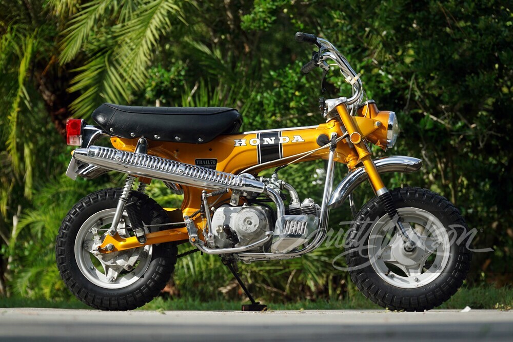 1969 HONDA CT70 "SILVER TAG" MINIBIKE - Side Profile - 250488