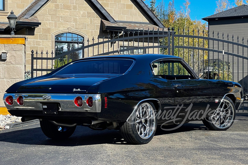 1972 CHEVROLET CHEVELLE CUSTOM COUPE - Rear 3/4 - 251420