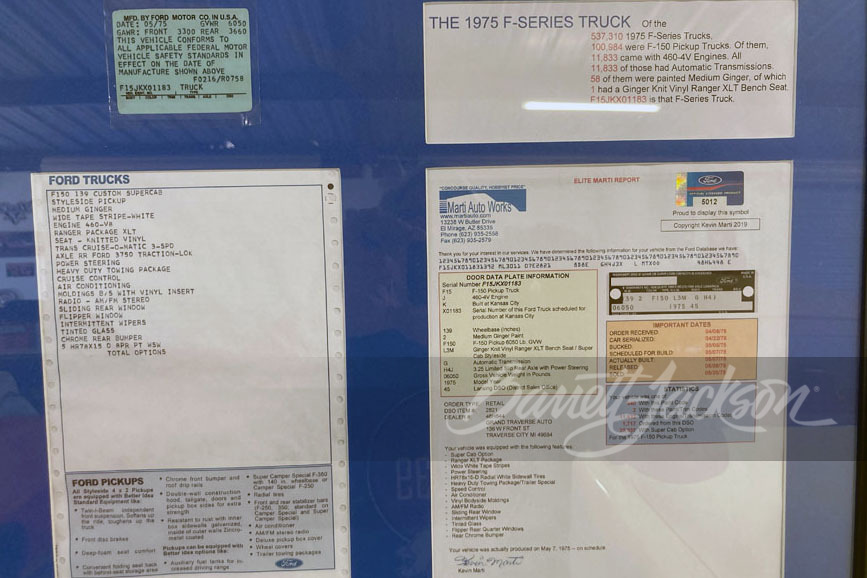1975 FORD F-150 SUPERCAB PICKUP - Misc 3 - 251450