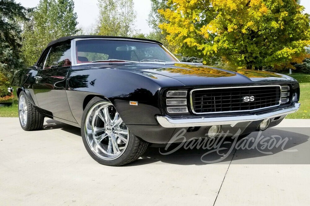 1969 CHEVROLET CAMARO CUSTOM CONVERTIBLE - Front 3/4 - 252028